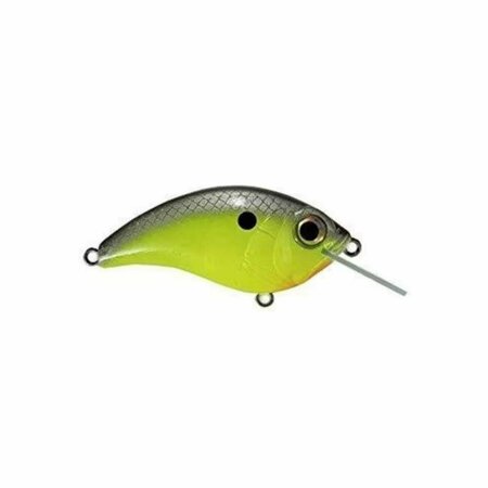 EXPLOSION 0.375 in. SB-57 MDJ Square-Bill Chartreuse Shiner Fishing Lure EX2977082